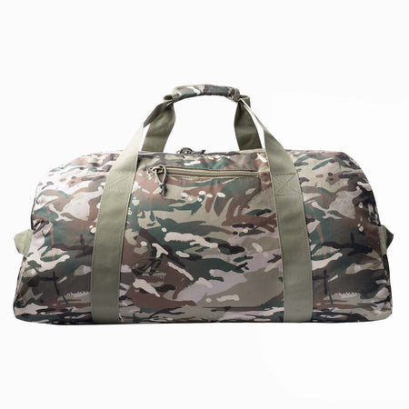 EDHighlander Cargo Holdall Duffle Bag 65 Litre Medium Strong Durable Black Green