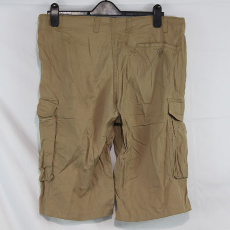 Vintage German Forces Viscose Shorts Tan Genuine Surplus Army (4373)