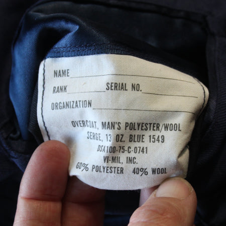 Genuine Surplus USAF Airmans Overcoat Airforce Blue 36-38"  (3798)