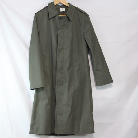 Mens French Army Raincoat Overcoat Genuine Surplus Khaki Grey 34" Chest (3514)