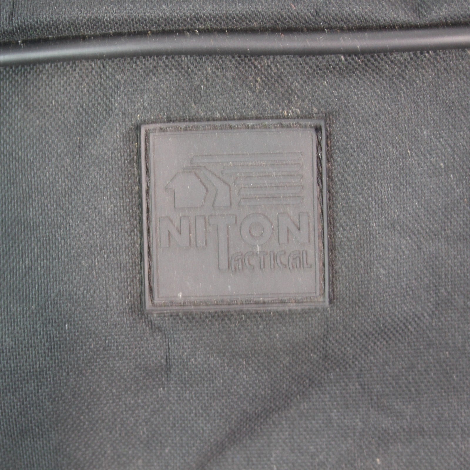 Nylon Military Black Holdall Genuine Surplus Duffle Bag Stained (4341)