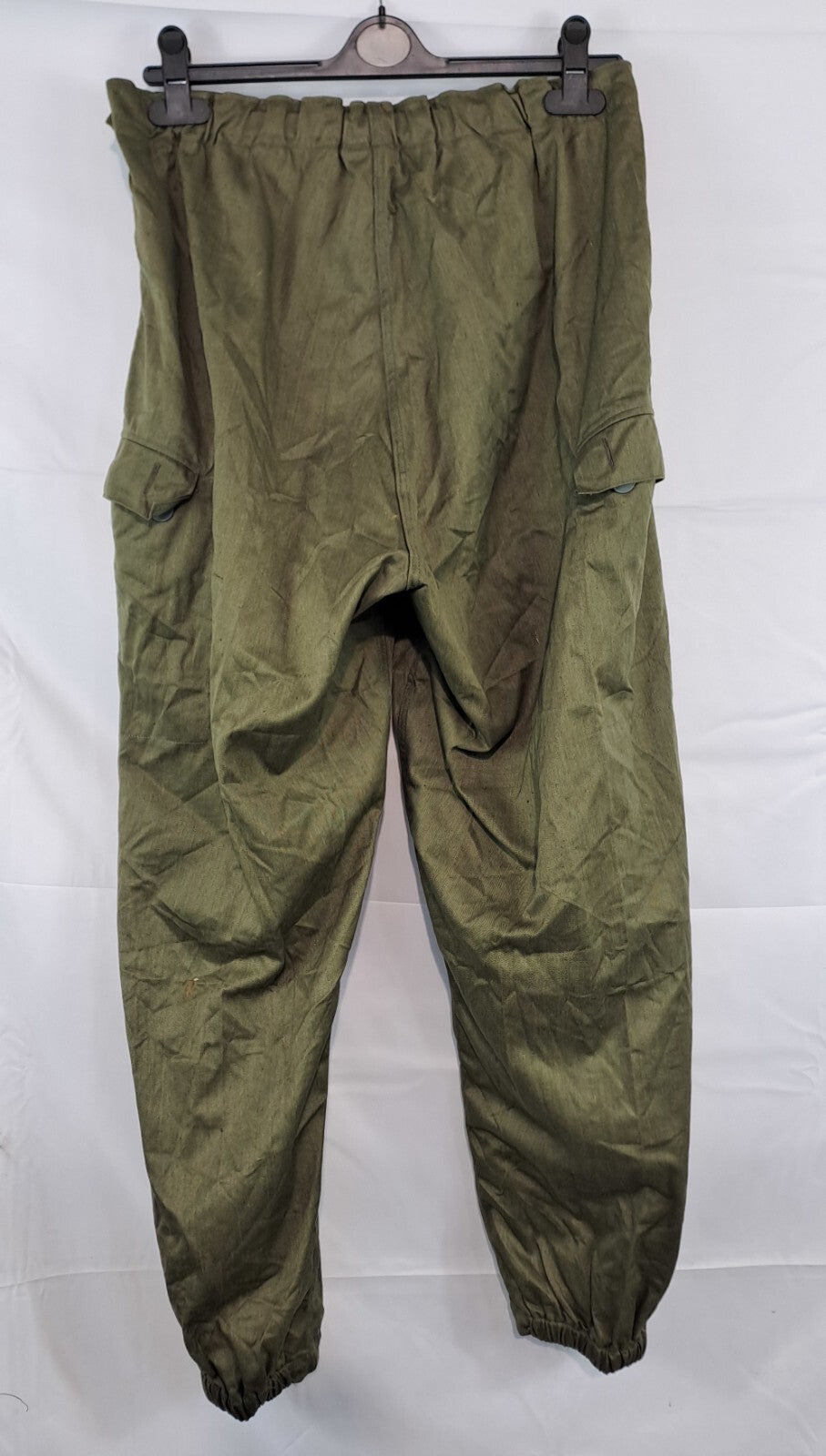Genuine Surplus East German Army Vintage Winter Over- Trousers Cotton (1753)