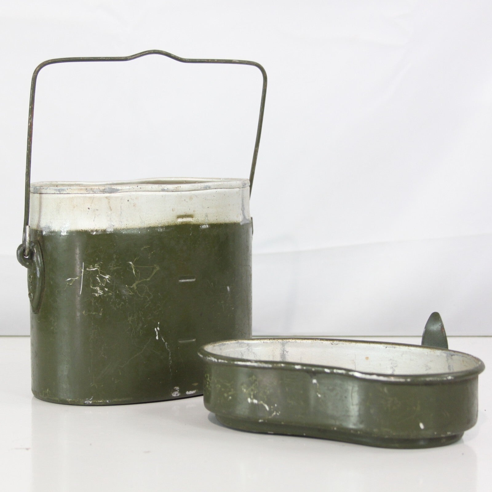 Genuine Surplus Romanian Army  Aluminium  Mess Tin Set Billy Can 3231