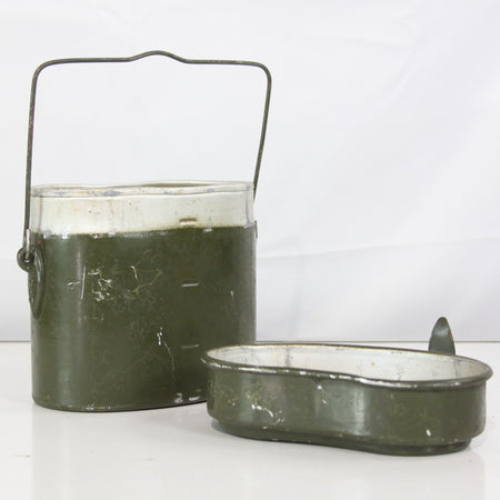 Genuine Surplus Romanian Army  Aluminium  Mess Tin Set Billy Can 3231