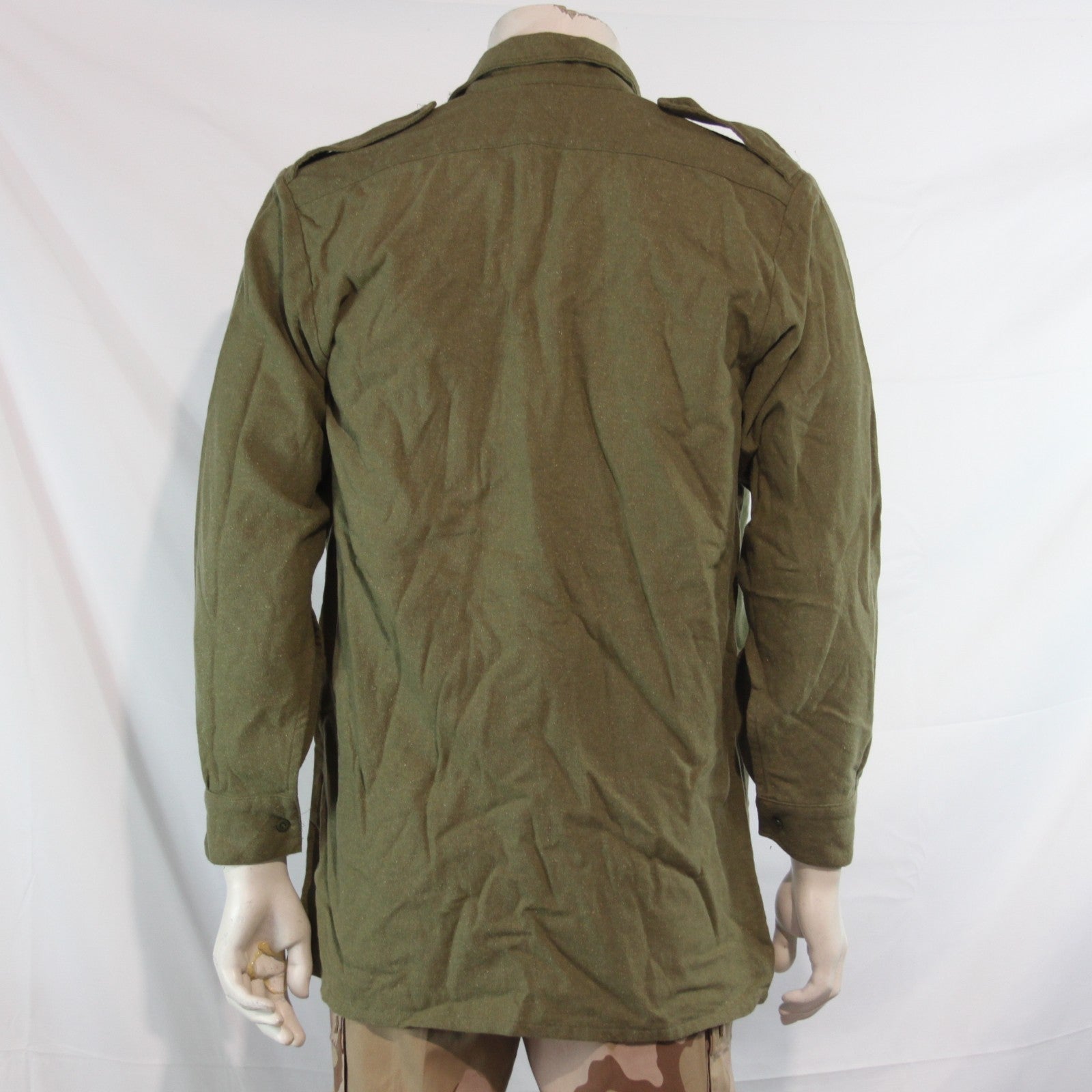 Genuine Surplus Vintage British Wool Shirt Olive (4262)