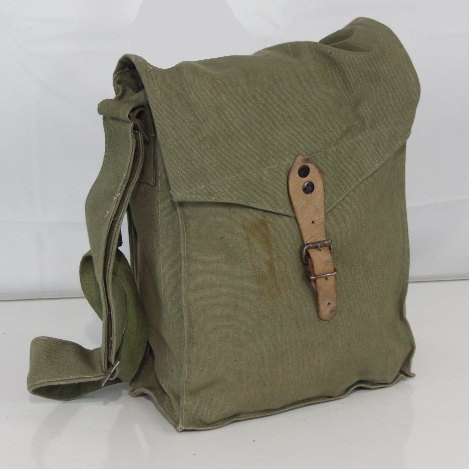 Genuine Surplus Vintage USSR Army Military Side Bag Cold War Russia Canvas  3437