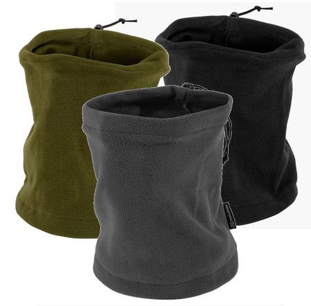 Highlander Thermal Polar Fleece Neck Warmer Gaiter Snood Scarf Black Olive