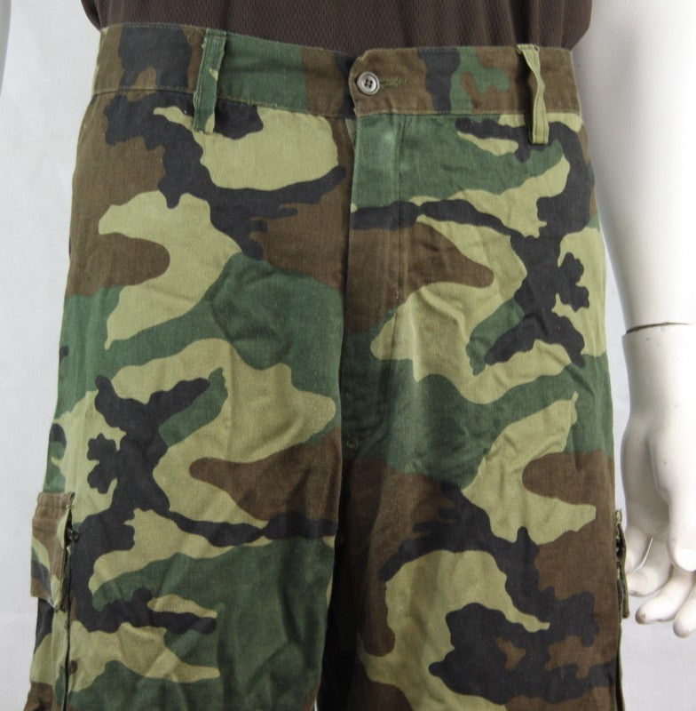 Genuine Surplus Italian Army Woodland Camo Combat Trousers 38" Waist