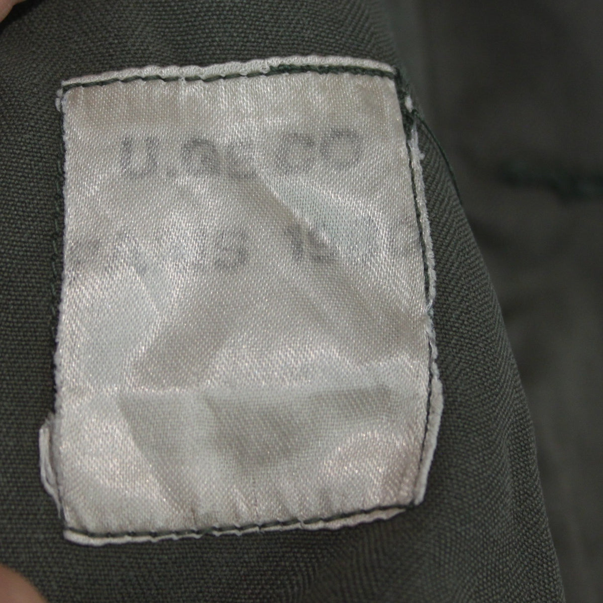 Genuine Surplus French Jacket Converted to Gilet Sleeveless Canvas 34"  (4211)