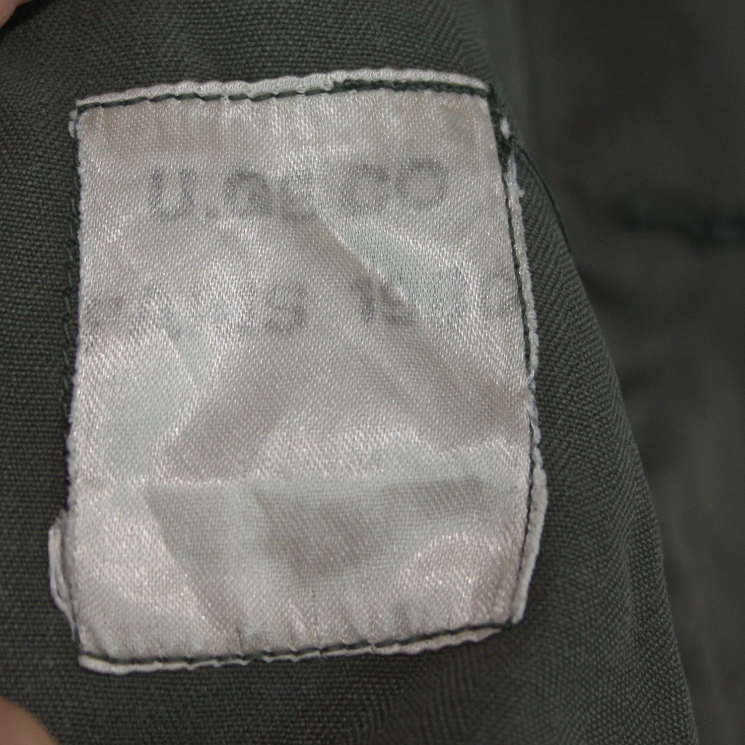 Genuine Surplus French Jacket Converted to Gilet Sleeveless Canvas 34"  (4211)
