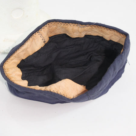 Bulgarian Military Side Hat Airforce Navy Blue Vintage Genuine Surplu59cm (4401)