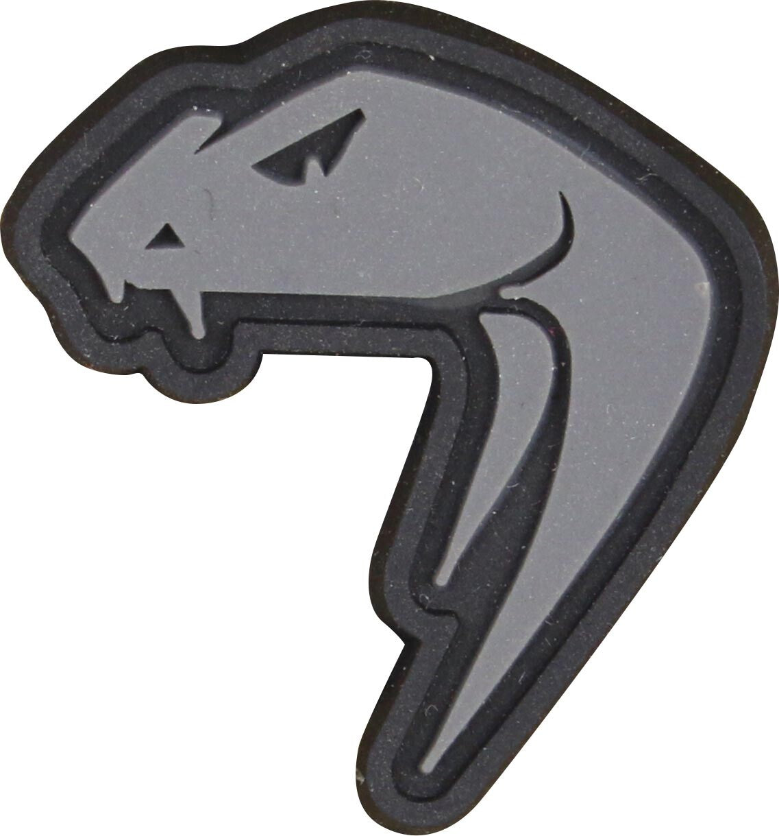 New Viper Snake Head Hook and Loop Patches Military Airsoft Biker Rubber
