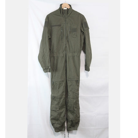 French Army AFV Coverall Olive Green Genuine Surplus 34-36" Chest Short (4177)