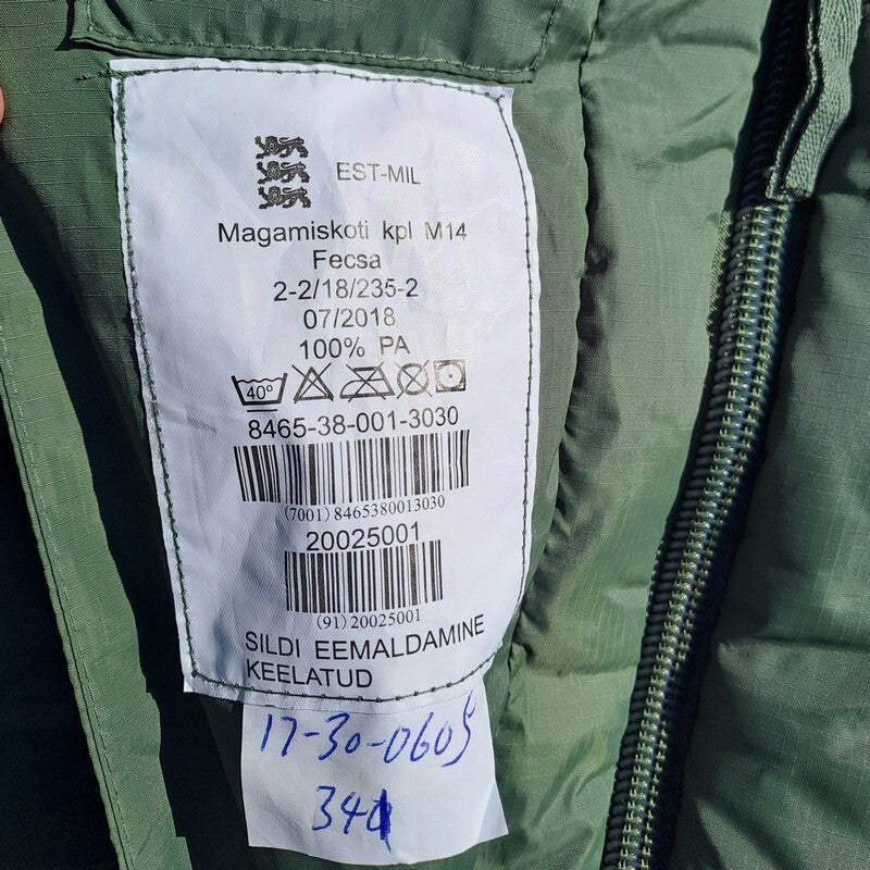 Genuine Surplus Estonian Army Military Sleeping Bag Winter 4 season (3190)