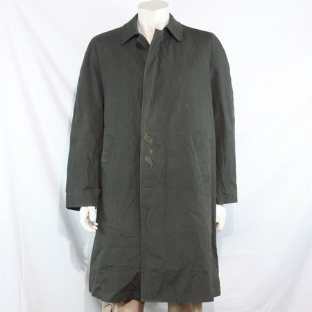 Vintage Mens Overcoat London Fog Faux Fur Lined Medium Warm Grey (4288)