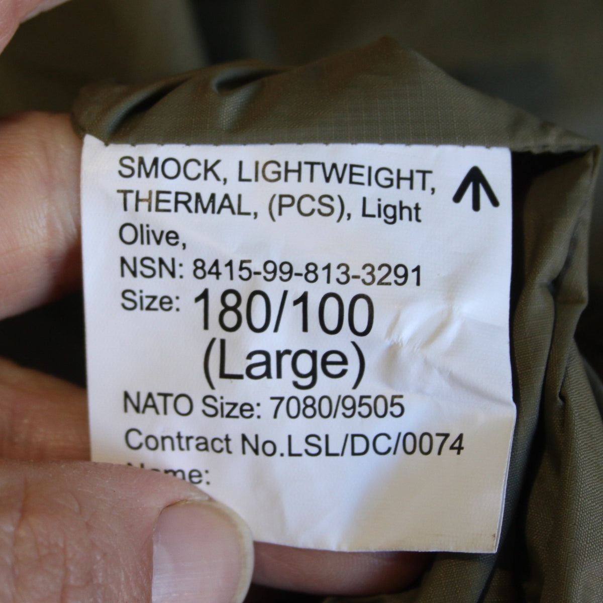 British Army Lightweight Thermal PCS Smock Light Olive Fleece Lined G2 (4204)