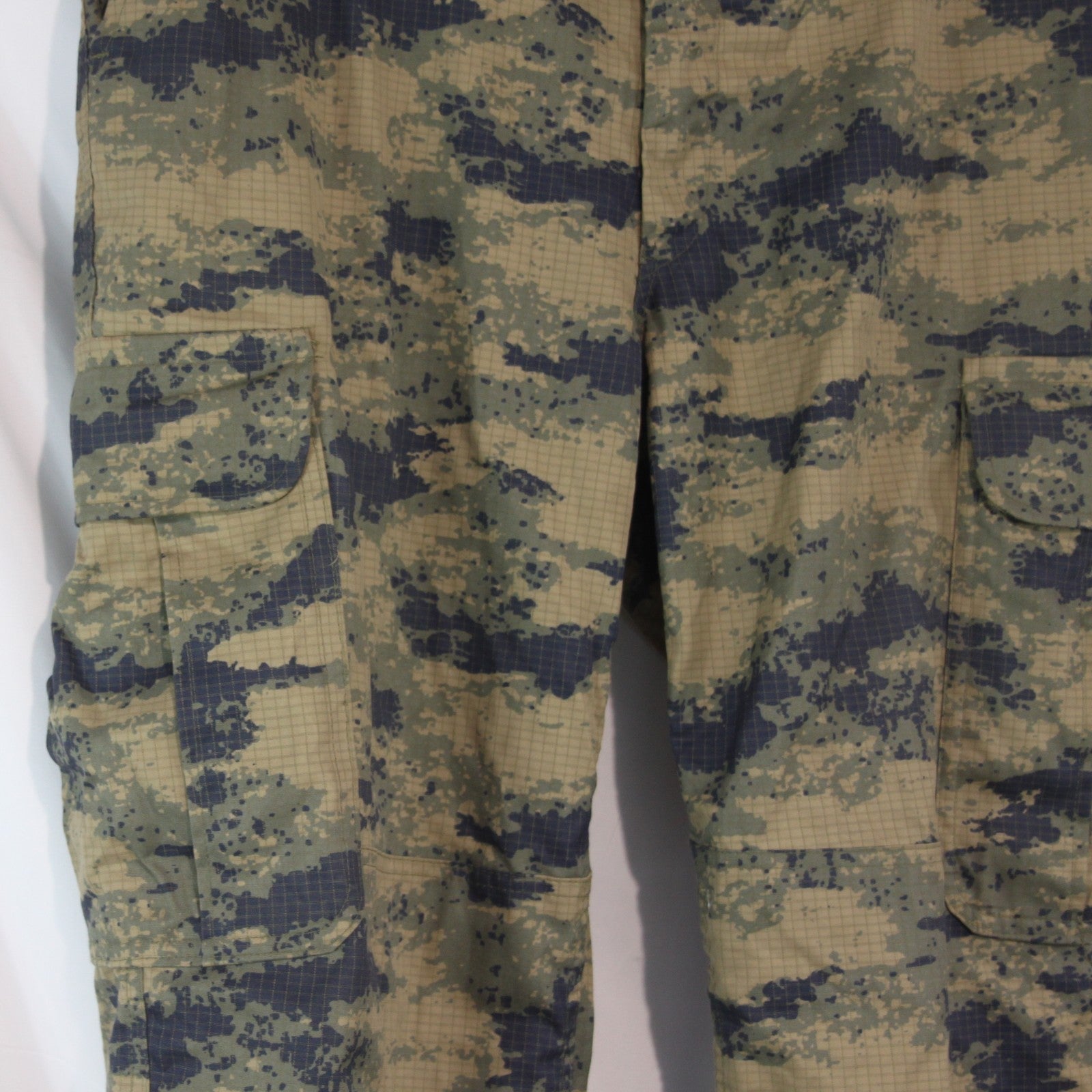 Turkish Airforce Camo Trousers Combats Genuine Surplus 34-36" Waist  (4154)