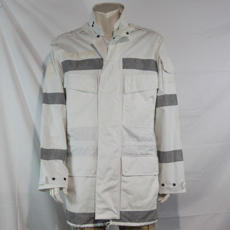 Dutch Army Parka White Reflective Strips Unlined 40-42"Genuine Surplus (4117)