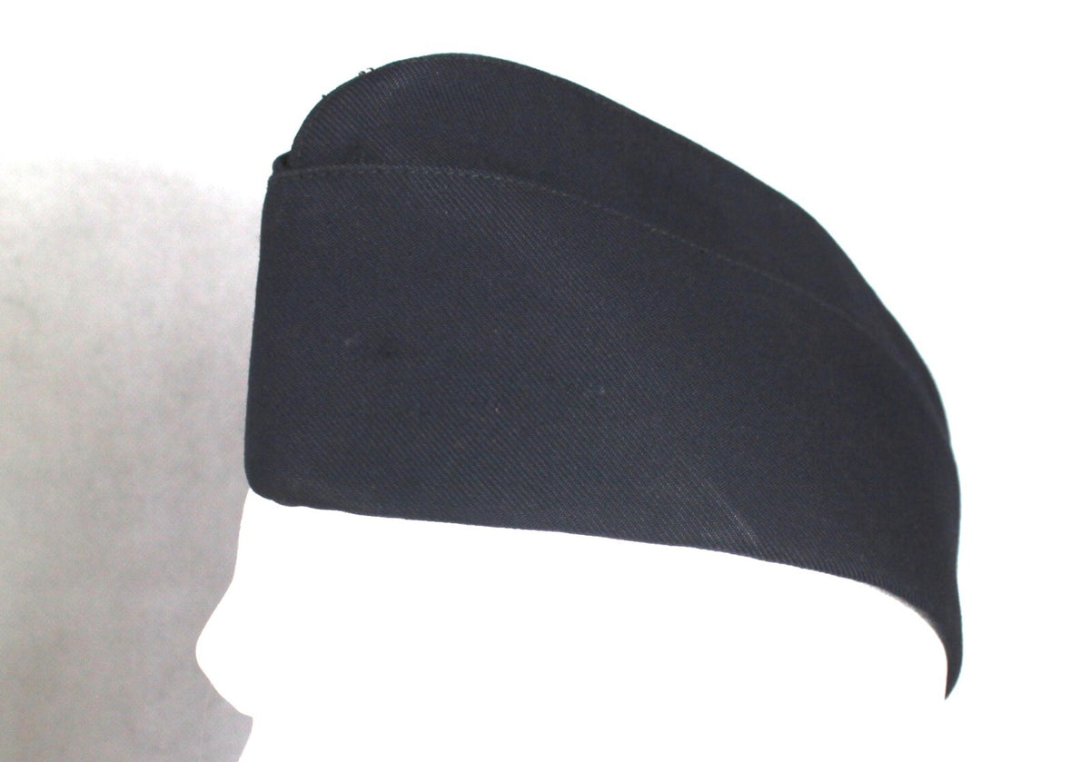 Genuine Surplus French Airforce Side Cap Fatigue Cap Chip Packet Hat Navy Blue