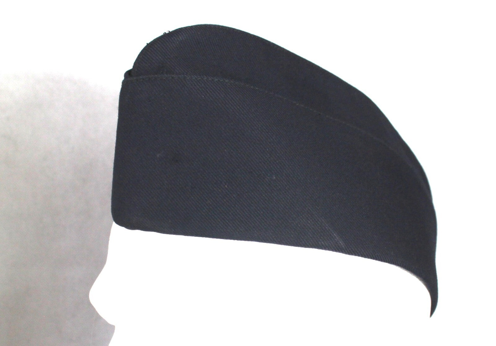 Genuine Surplus French Airforce Side Cap Fatigue Cap Chip Packet Hat Navy Blue