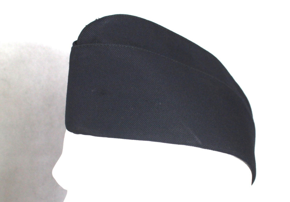 Genuine Surplus French Airforce Side Cap Fatigue Cap Chip Packet Hat Navy Blue