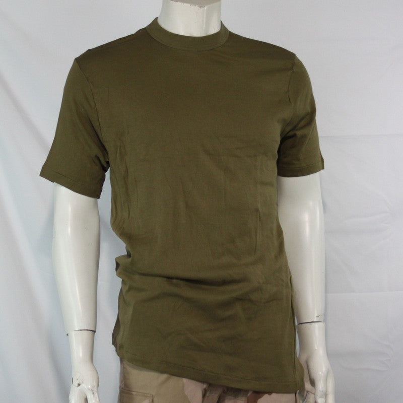 Genuine Surplus Swiss Army T-shirt Coyote Tan Khaki Cotton Short Sleeve cotton