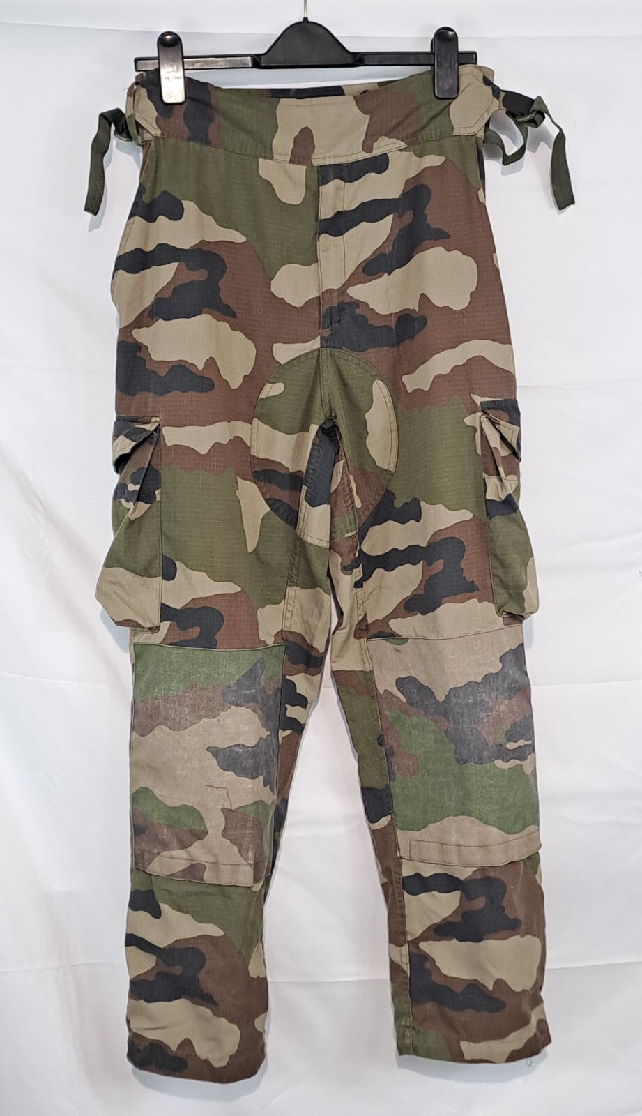 Genuine Surplus French CCE Camouflage Trousers Combats Flat Front 32-34" (3124)