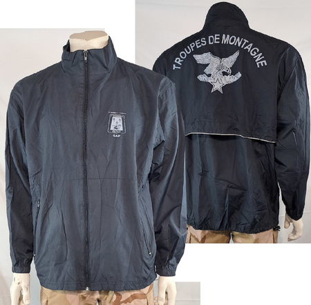 Genuine Surplus French Army Utra Lightweight Tracksuit Top Jacket Large  (2788)