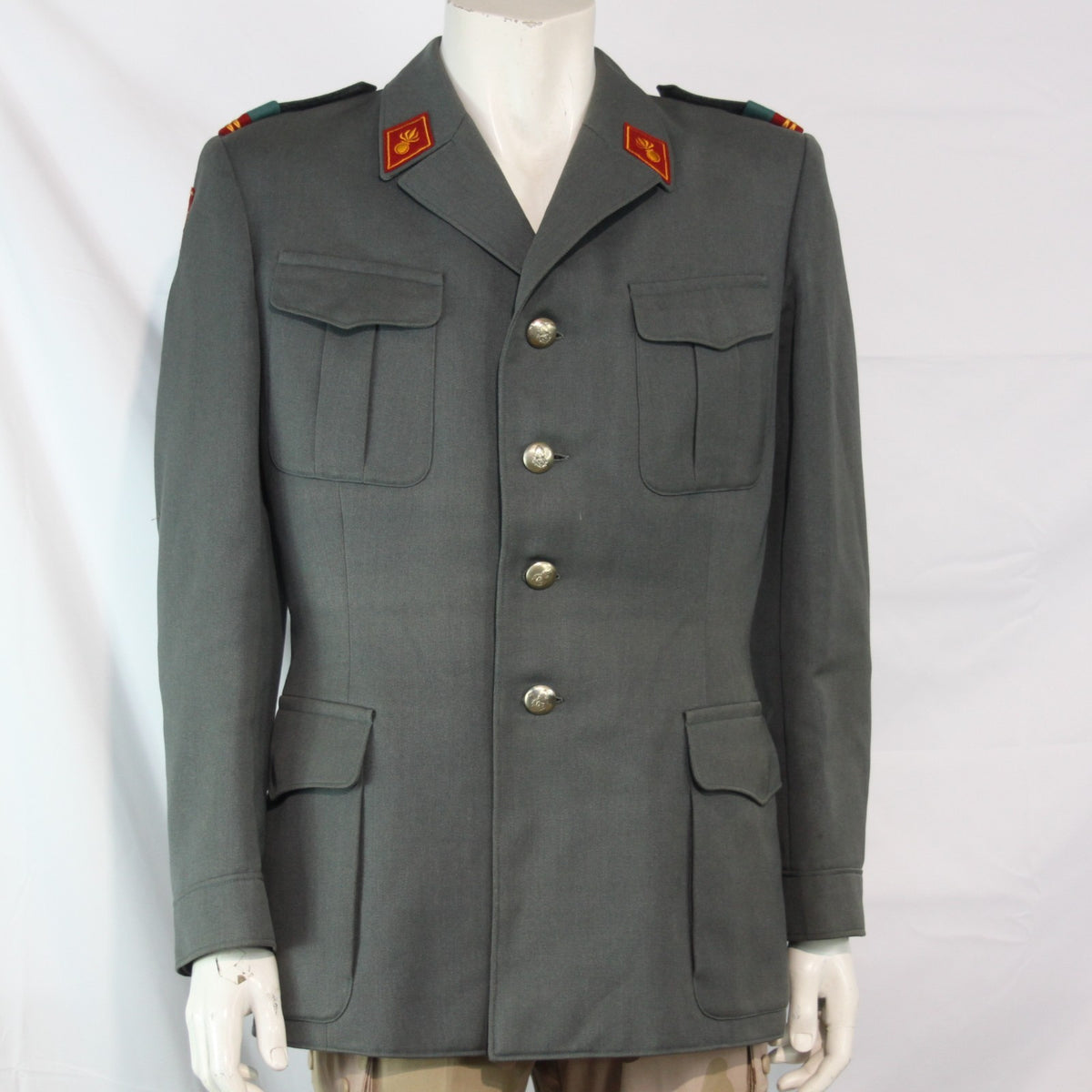 Genuine Surplus Swiss Army Dress Uniform Jacket Grey 38-40" Chest (3560)