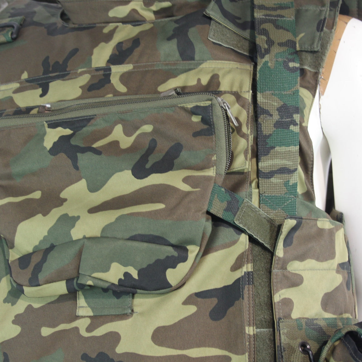 Spanish Military Body Armour Cover with Kevlar Genuine Surplus Camo Small 3968