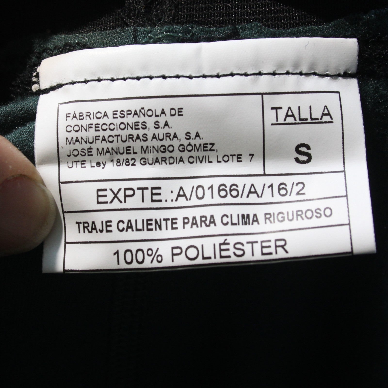 Genuine Surplus Spanish Army Blue Green Long Johns Wicking 28-32"w (3834)