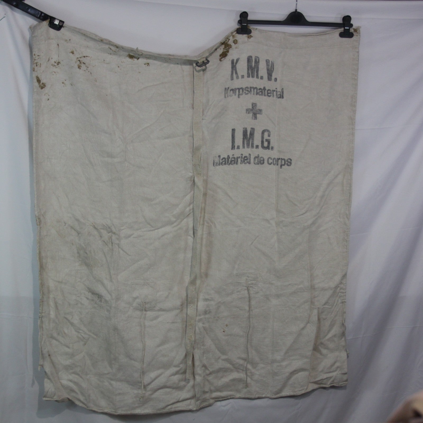 Genuine Surplus Swedish Army Medical Corps Blanket Carrier Roll White (3466)