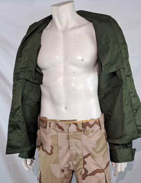 Genuine Surplus French Army Lightweight Combat Jacket Olive Green (3074)
