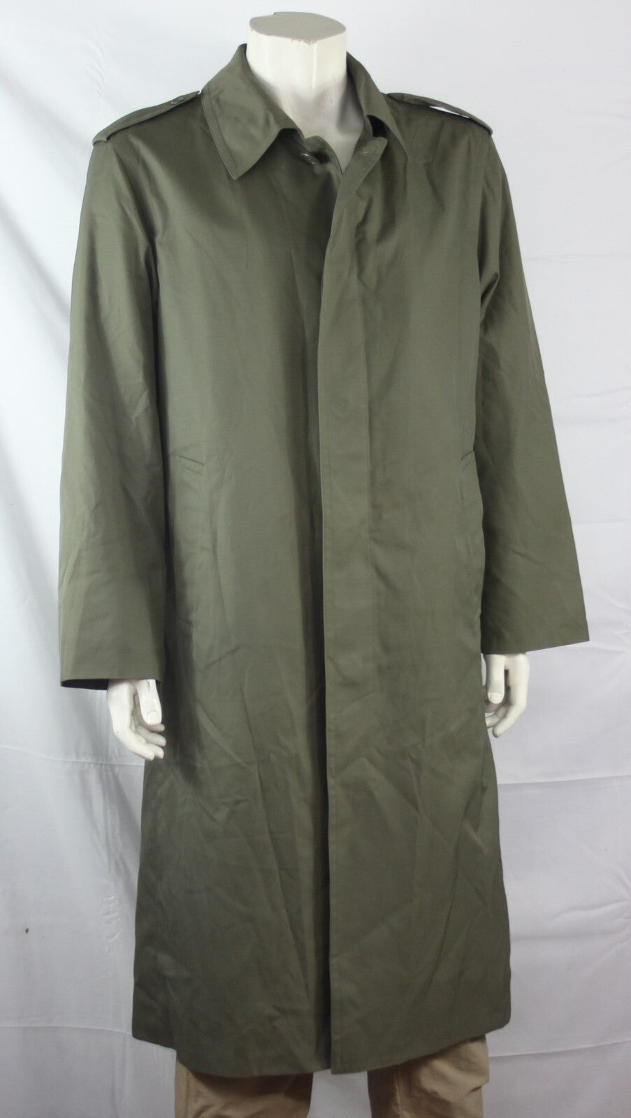 Genuine Surplus French Army Raincoat Grey Waterproof 3/4 Length (1410)