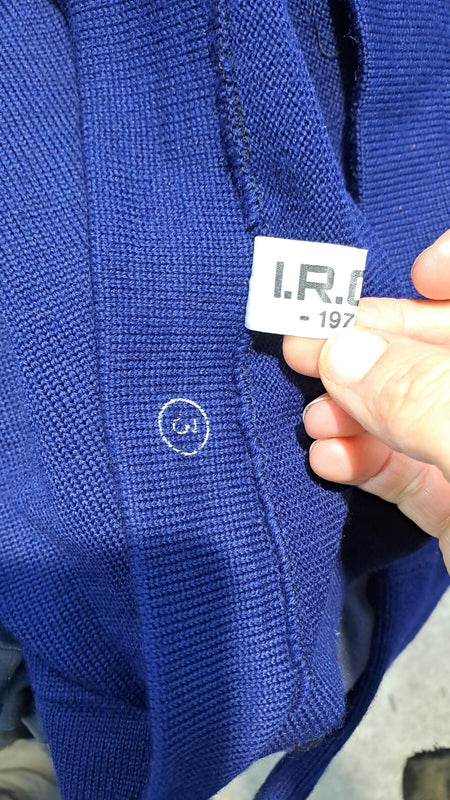 Genuine Surplus French Naval Cadet High Neck Jumper Blue Dated 1977 34" (2703)
