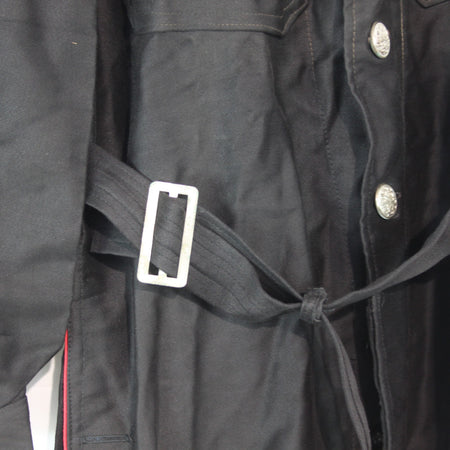 Vintage Dutch Coverall Black 40-42" Chest Genuine Surplus Belted (4169)