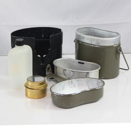Army Stove and Billy Can Set  Genuine Surplus Mixed Country Set (4418)