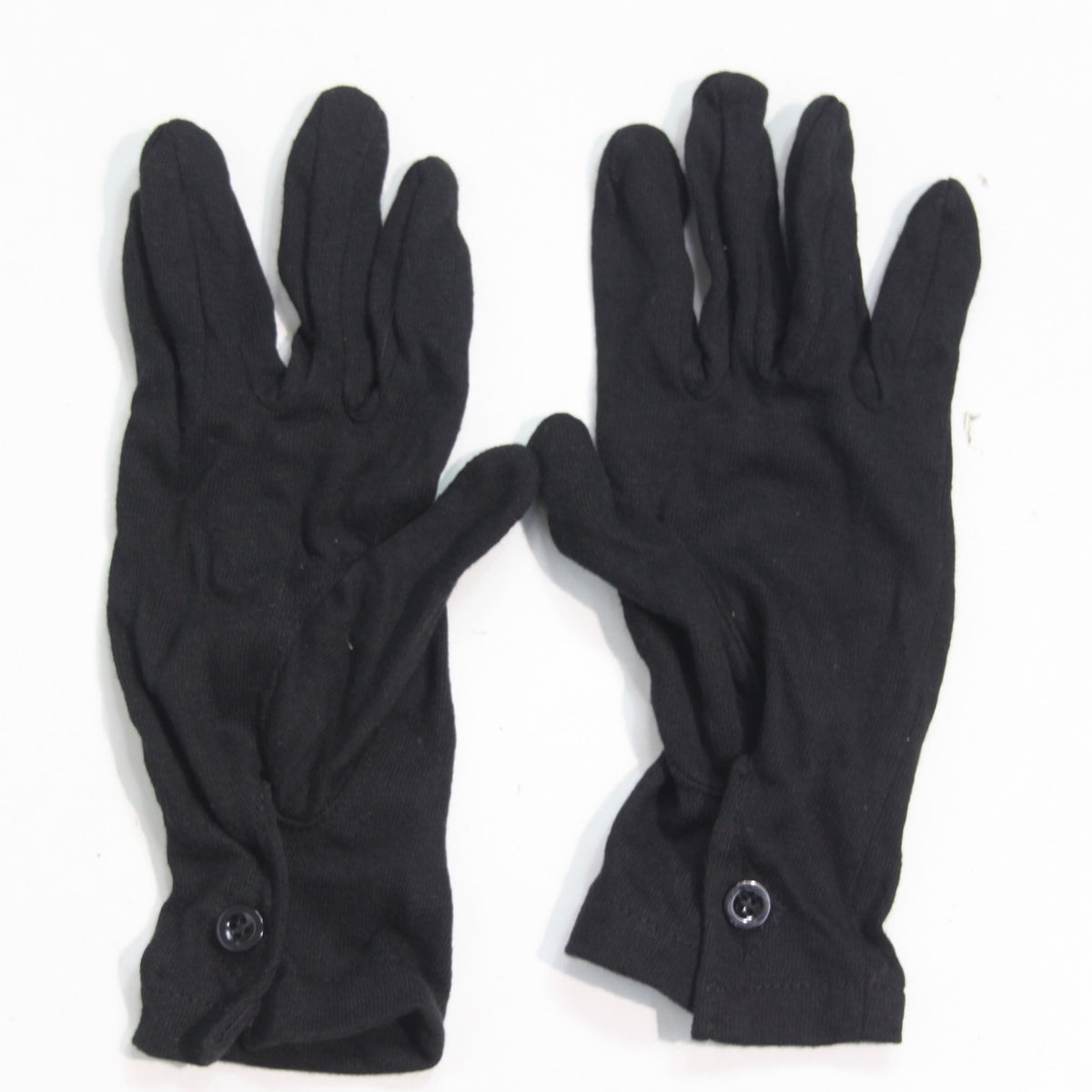Italian Airforce Lightweight Stretch Gloves Black Genuine Surplus Large 3929)