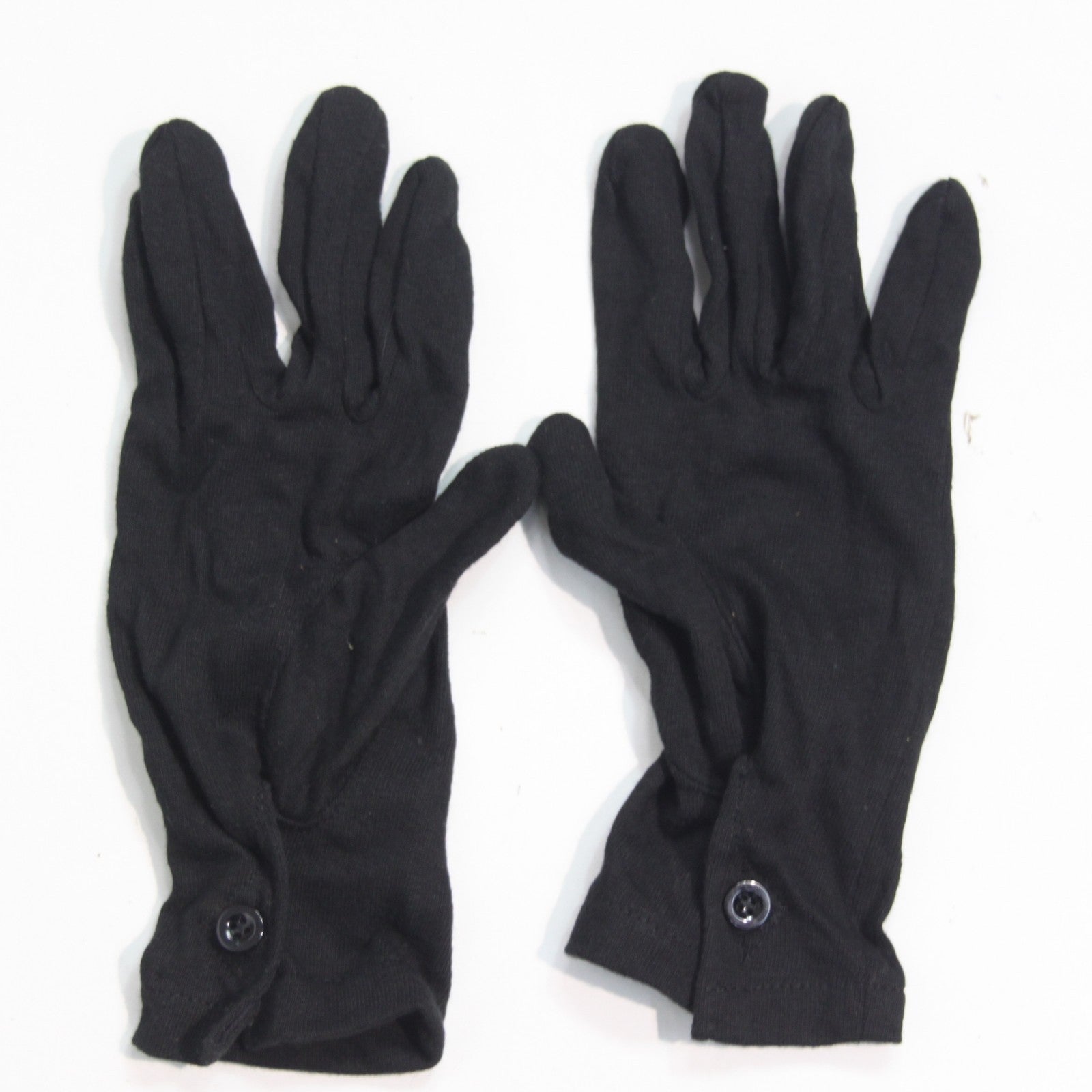 Italian Airforce Lightweight Stretch Gloves Black Genuine Surplus Large 3929)