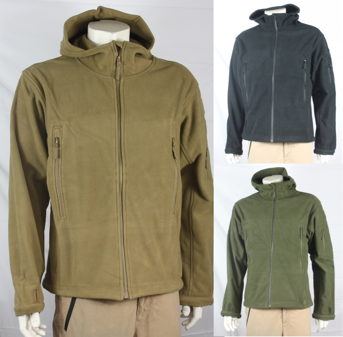 Highlander Mission Fleece Black Olive Tan Windproof Water Resistant Breathable