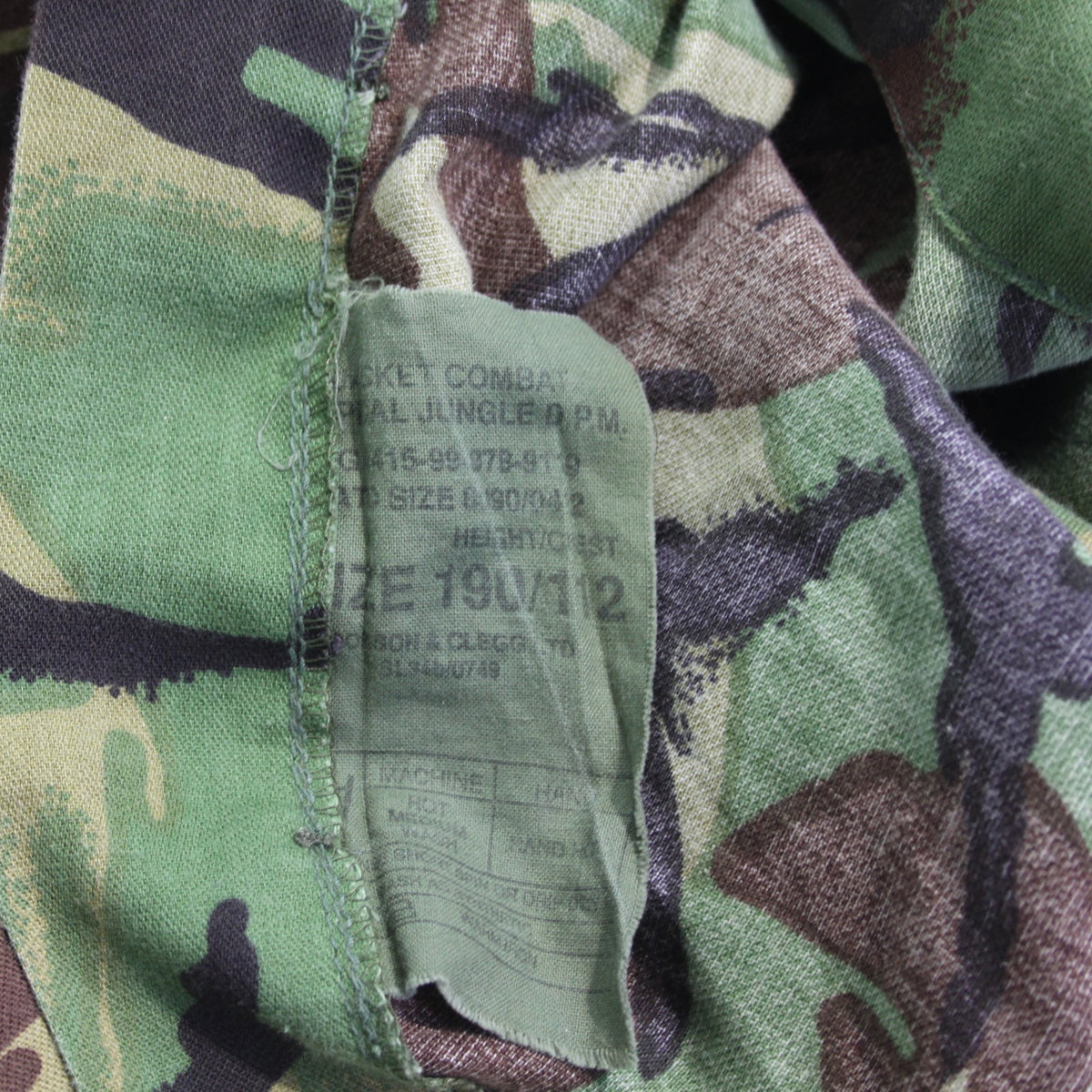 Genuine Surplus British Jungle  Shirt Camouflage Lightweight 42-44" (4439)
