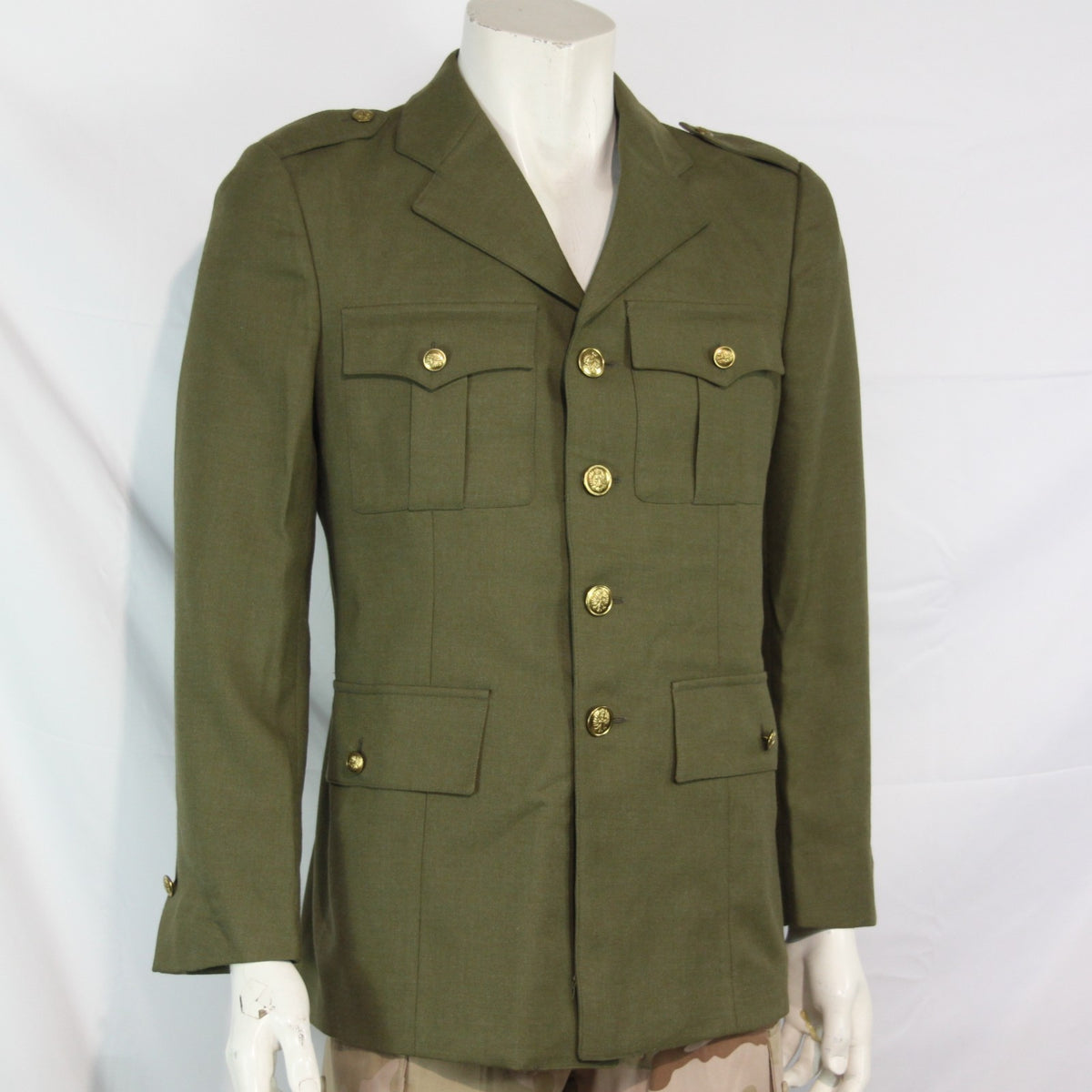 Genuine Surplus Spanish Army Formal Dress Jacket Green 38" Chest (3488)