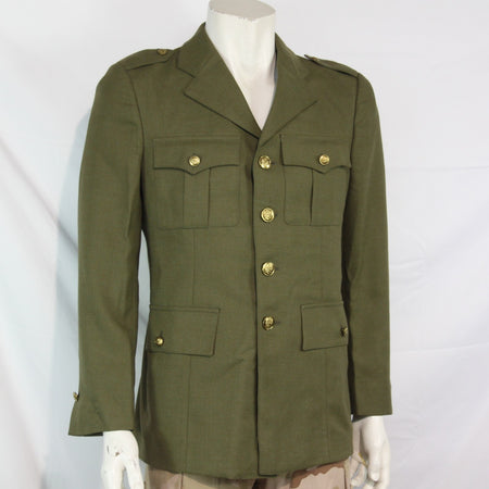 Genuine Surplus Spanish Army Formal Dress Jacket Green 38" Chest (3488)