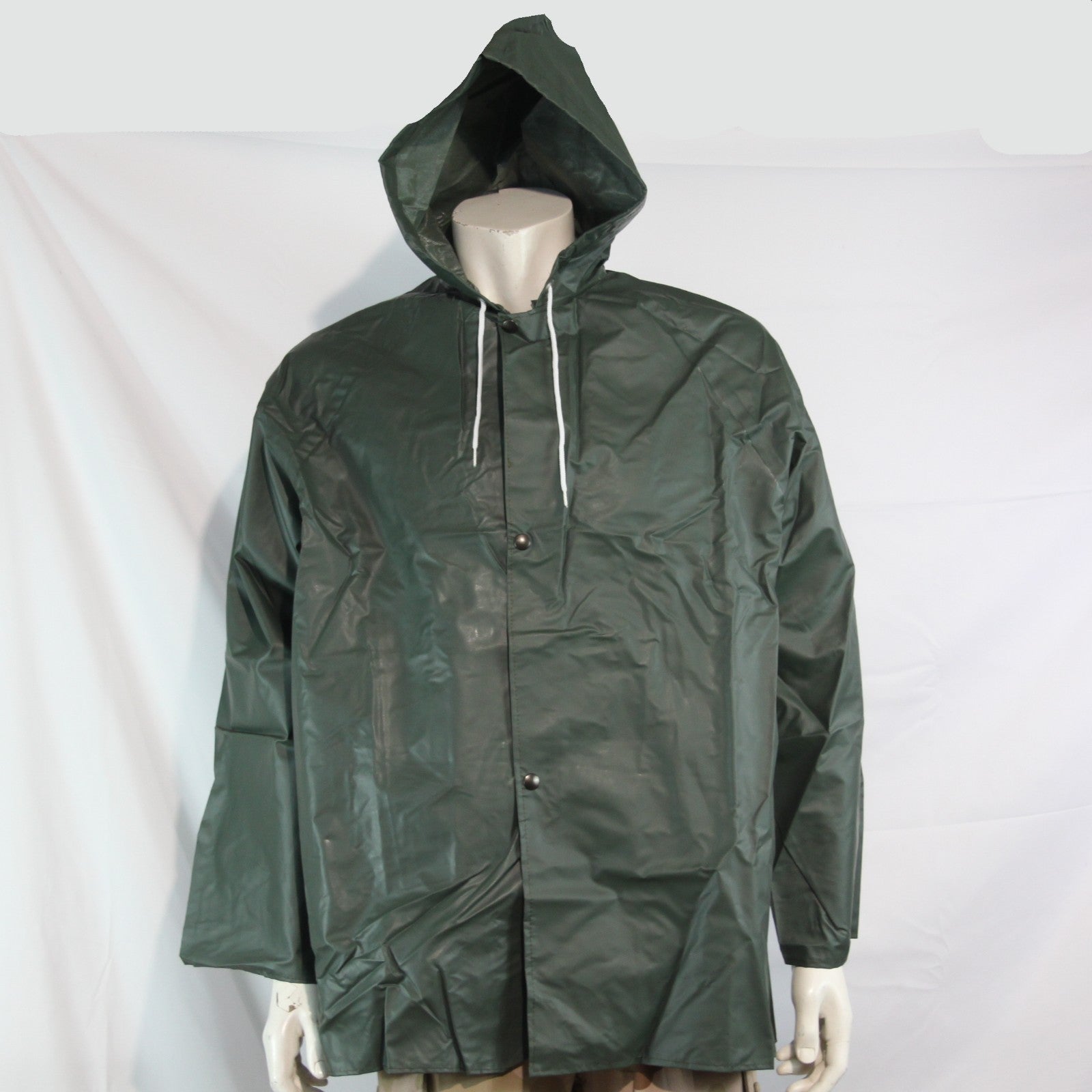 Grade 1 Waterproof PVC Jacket Genuine Surplus Spanish Army Unlined 38-40" (3750)
