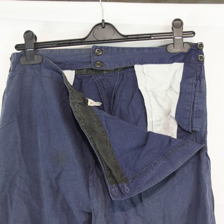 Vintage Bulgarian Naval Surplus Flat Front Trousers Genuine Surplus G2 (3641)