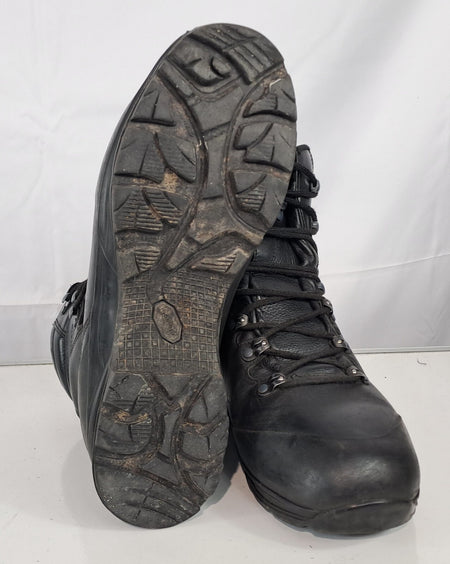 Genuine Surplus Haix Army Commander Black Gore-tex Lined Boots Leather Grade1