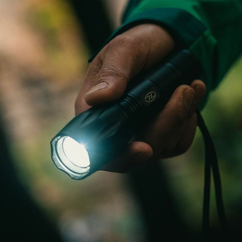 Highlander Orion 280 Zoom Torch Aluminium Compact Body White Beam Hiking