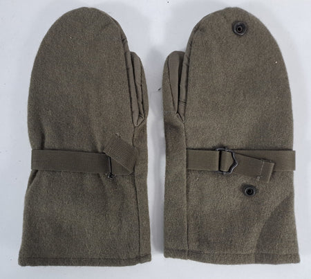 Genuine Surplus Austrian Army Woolen Felt Foldback Finger Mittens (1751)