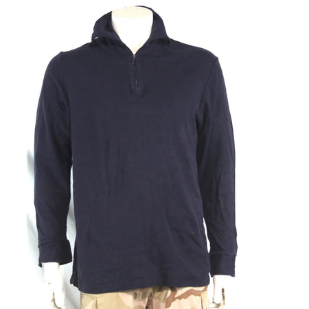 French Army Thermal Top Zip Neck Genuine Surplus Military 100% Cotton (4016)