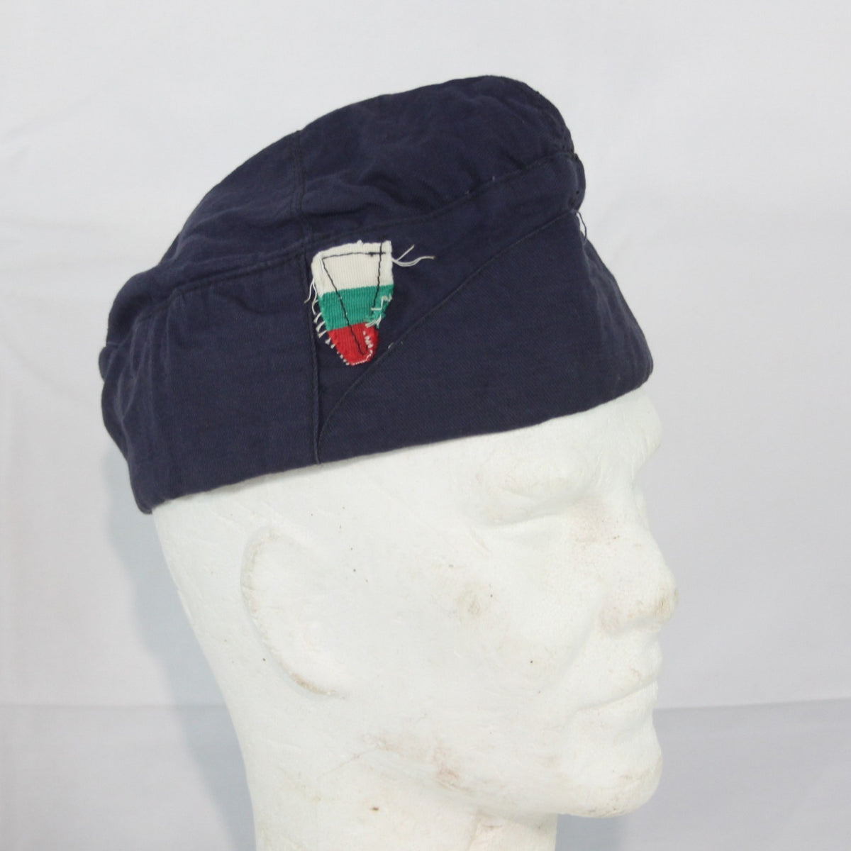 Bulgarian Military Side Hat Airforce Navy Blue Vintage Genuine Surplu59cm (4401)